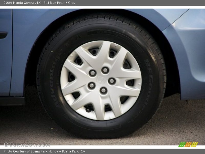 Bali Blue Pearl / Gray 2009 Honda Odyssey LX