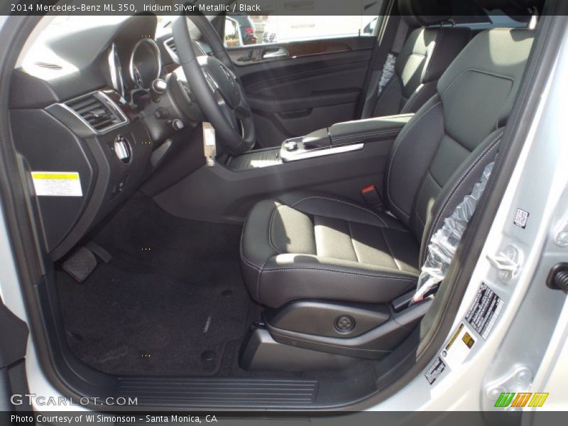 Iridium Silver Metallic / Black 2014 Mercedes-Benz ML 350