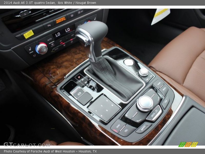 Ibis White / Nougat Brown 2014 Audi A6 3.0T quattro Sedan