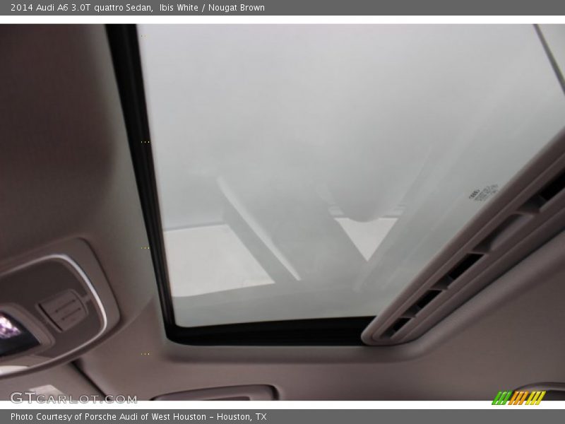 Ibis White / Nougat Brown 2014 Audi A6 3.0T quattro Sedan