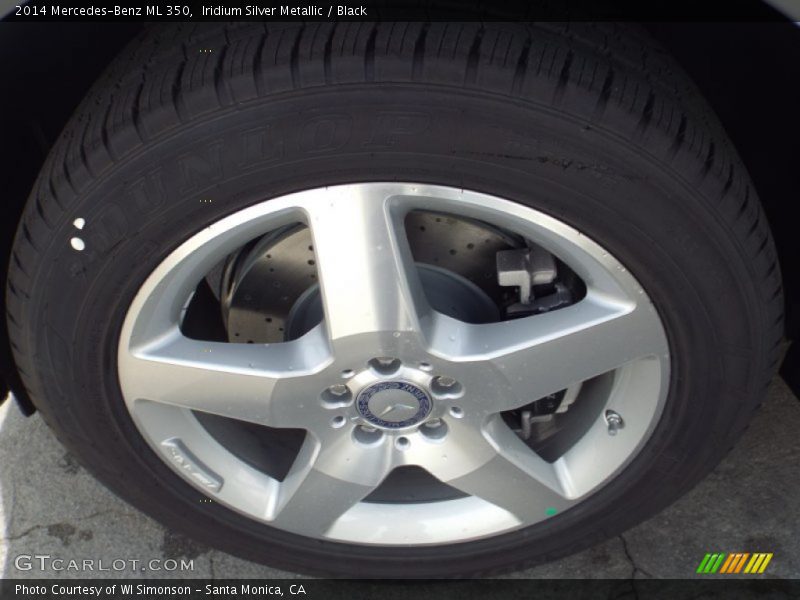 Iridium Silver Metallic / Black 2014 Mercedes-Benz ML 350