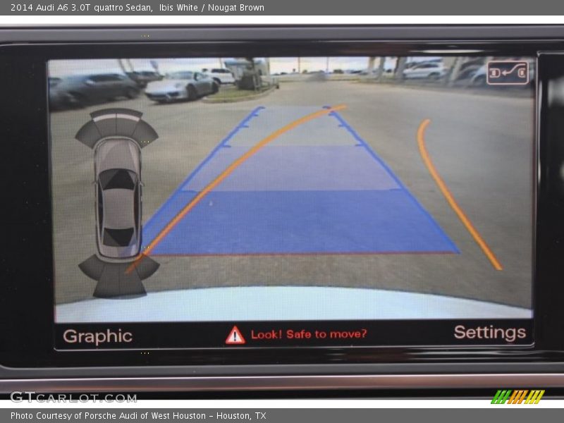 Ibis White / Nougat Brown 2014 Audi A6 3.0T quattro Sedan