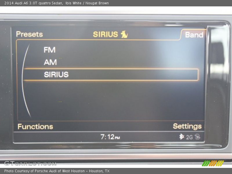 Ibis White / Nougat Brown 2014 Audi A6 3.0T quattro Sedan