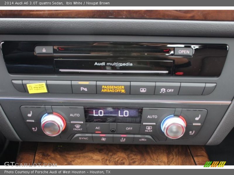 Ibis White / Nougat Brown 2014 Audi A6 3.0T quattro Sedan