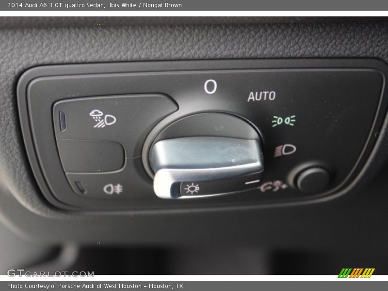 Ibis White / Nougat Brown 2014 Audi A6 3.0T quattro Sedan