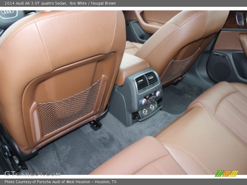 Ibis White / Nougat Brown 2014 Audi A6 3.0T quattro Sedan