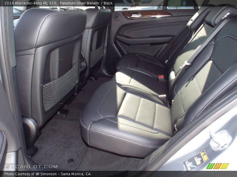 Paladium Silver Metallic / Black 2014 Mercedes-Benz ML 350