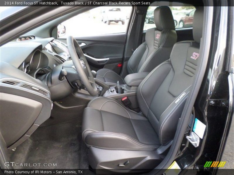  2014 Focus ST Hatchback ST Charcoal Black Recaro Sport Seats Interior