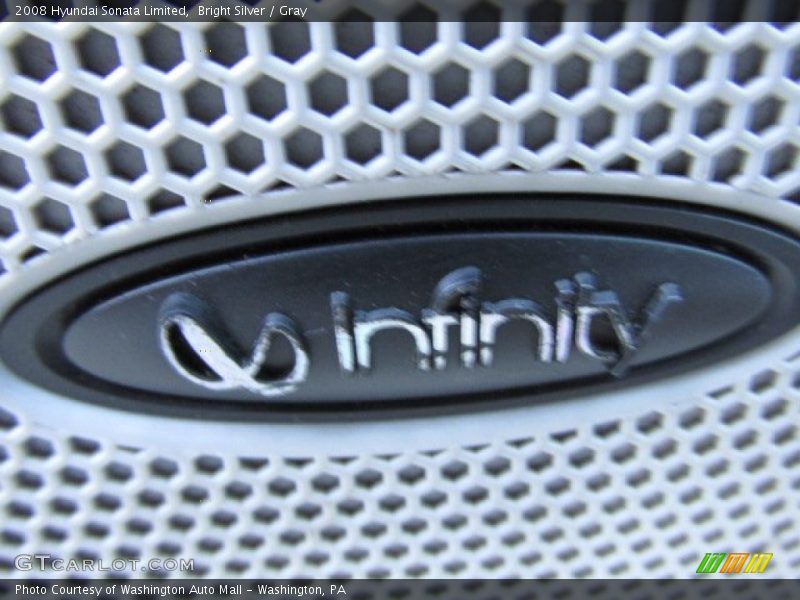 Bright Silver / Gray 2008 Hyundai Sonata Limited