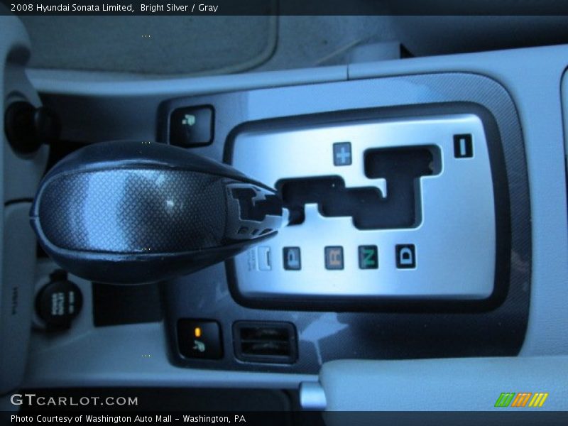 Bright Silver / Gray 2008 Hyundai Sonata Limited