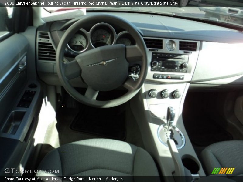 Inferno Red Crystal Pearl / Dark Slate Gray/Light Slate Gray 2008 Chrysler Sebring Touring Sedan