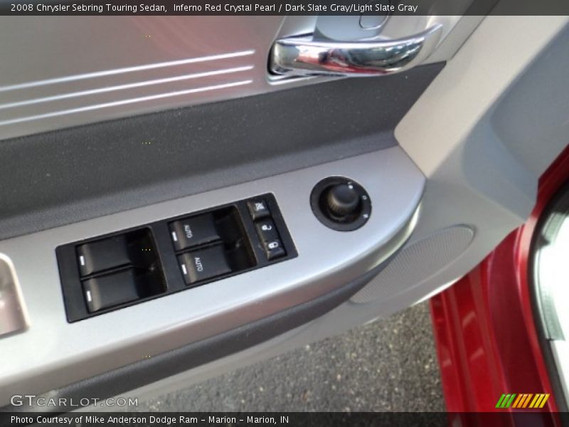 Inferno Red Crystal Pearl / Dark Slate Gray/Light Slate Gray 2008 Chrysler Sebring Touring Sedan