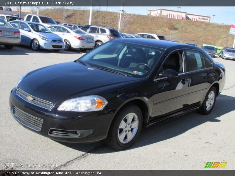 Black / Gray 2011 Chevrolet Impala LT