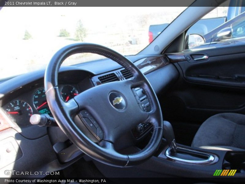 Black / Gray 2011 Chevrolet Impala LT