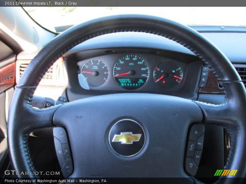Black / Gray 2011 Chevrolet Impala LT