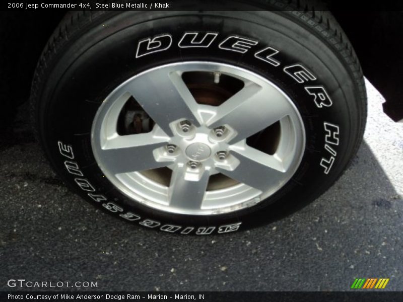 Steel Blue Metallic / Khaki 2006 Jeep Commander 4x4