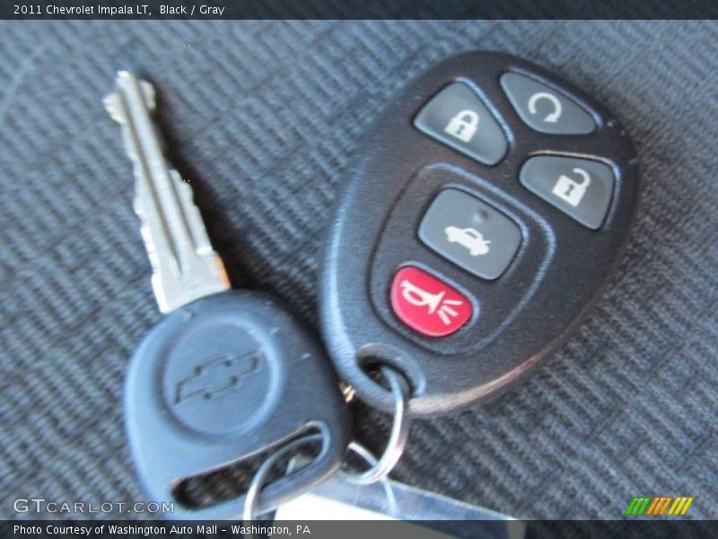 Black / Gray 2011 Chevrolet Impala LT
