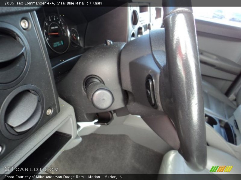 Steel Blue Metallic / Khaki 2006 Jeep Commander 4x4