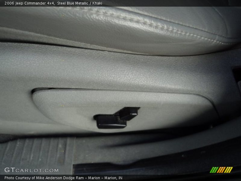 Steel Blue Metallic / Khaki 2006 Jeep Commander 4x4