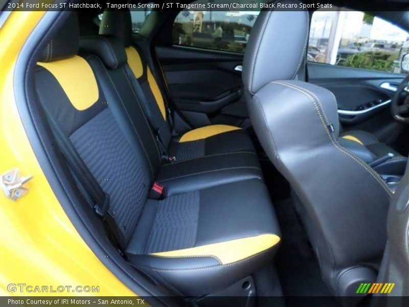 Tangerine Scream / ST Tangerine Scream/Charcoal Black Recaro Sport Seats 2014 Ford Focus ST Hatchback