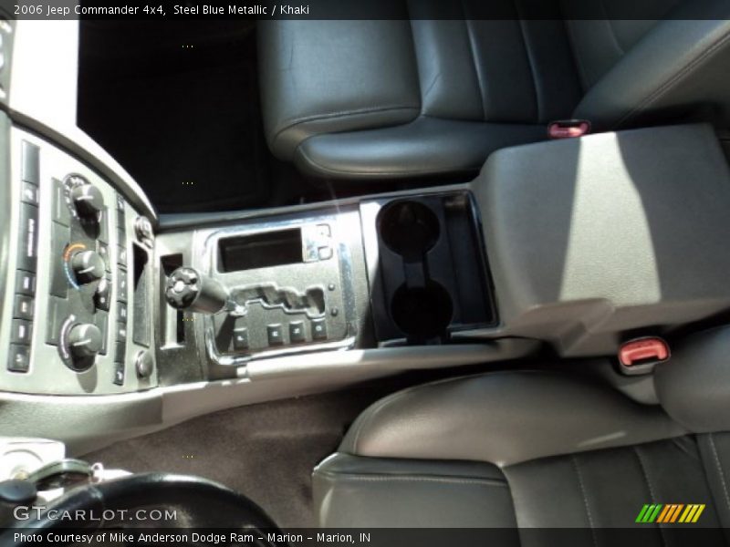 Steel Blue Metallic / Khaki 2006 Jeep Commander 4x4