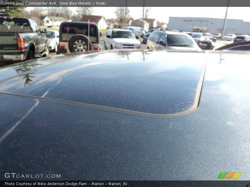 Steel Blue Metallic / Khaki 2006 Jeep Commander 4x4