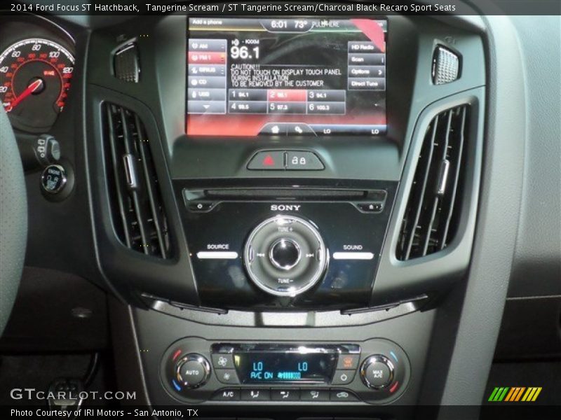 Tangerine Scream / ST Tangerine Scream/Charcoal Black Recaro Sport Seats 2014 Ford Focus ST Hatchback