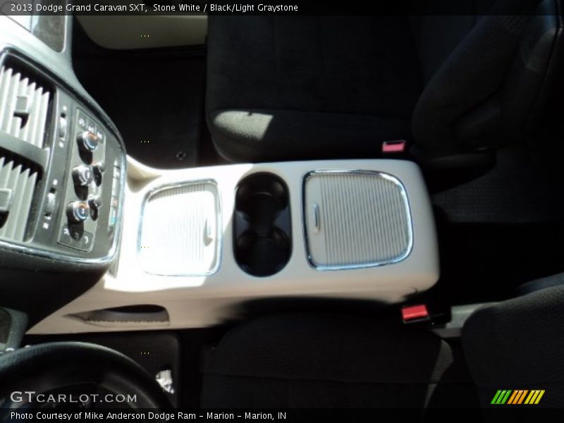 Stone White / Black/Light Graystone 2013 Dodge Grand Caravan SXT