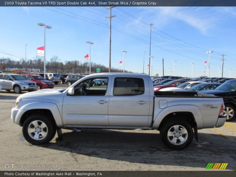 Silver Streak Mica / Graphite Gray 2009 Toyota Tacoma V6 TRD Sport Double Cab 4x4