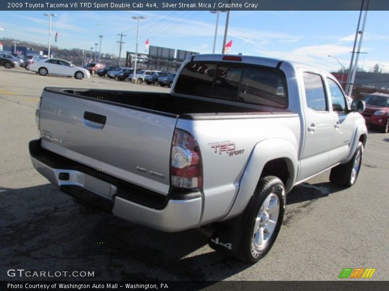 Silver Streak Mica / Graphite Gray 2009 Toyota Tacoma V6 TRD Sport Double Cab 4x4