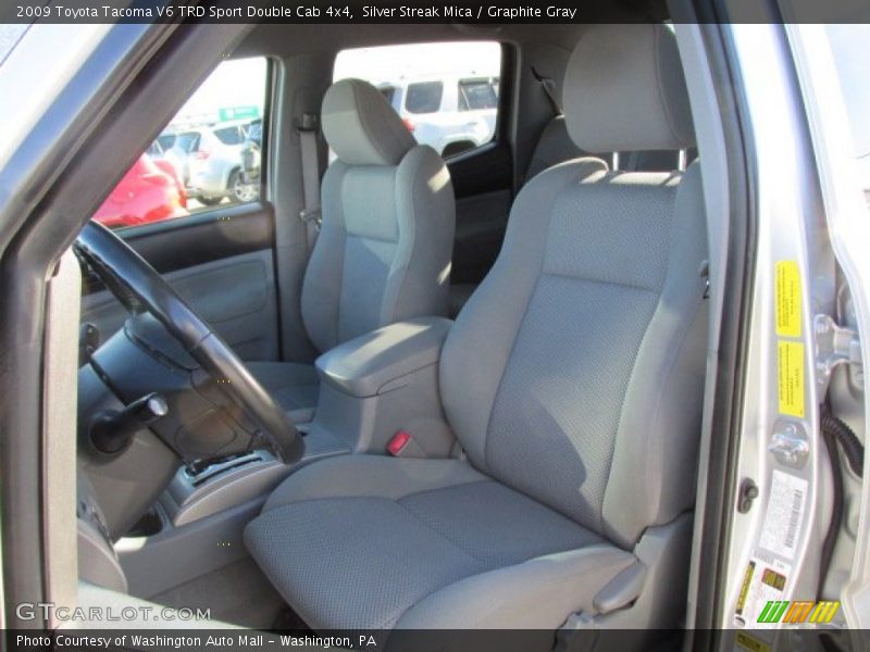 Silver Streak Mica / Graphite Gray 2009 Toyota Tacoma V6 TRD Sport Double Cab 4x4