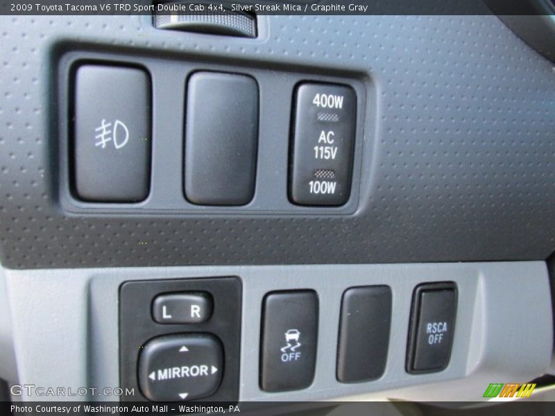 Silver Streak Mica / Graphite Gray 2009 Toyota Tacoma V6 TRD Sport Double Cab 4x4