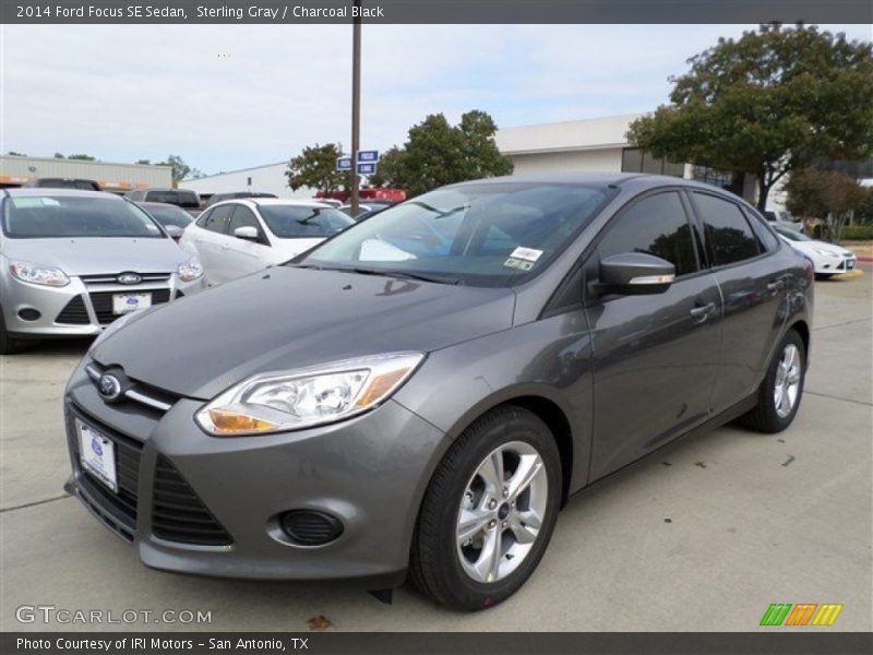 Sterling Gray / Charcoal Black 2014 Ford Focus SE Sedan