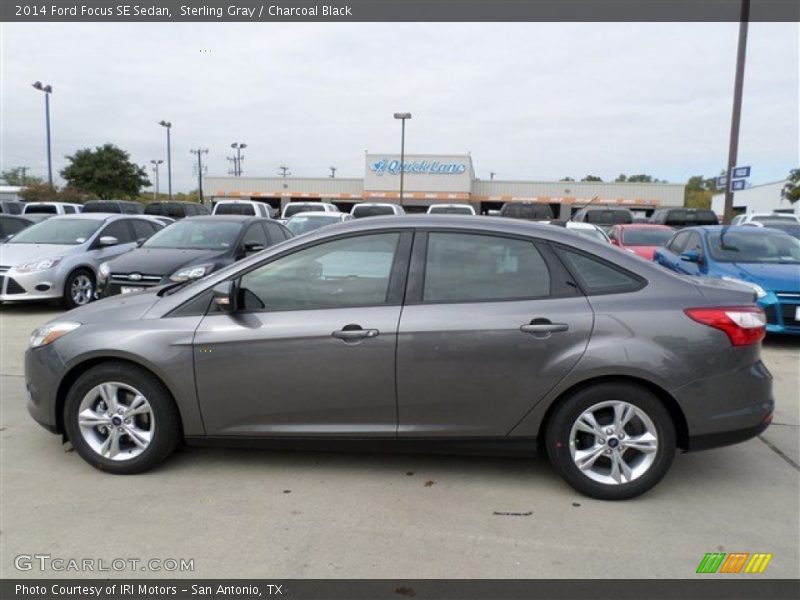 Sterling Gray / Charcoal Black 2014 Ford Focus SE Sedan