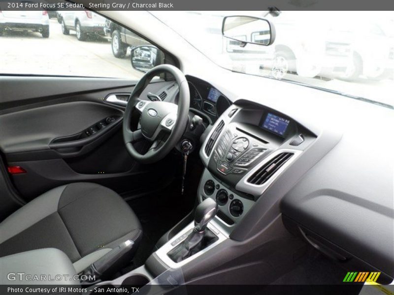 Sterling Gray / Charcoal Black 2014 Ford Focus SE Sedan