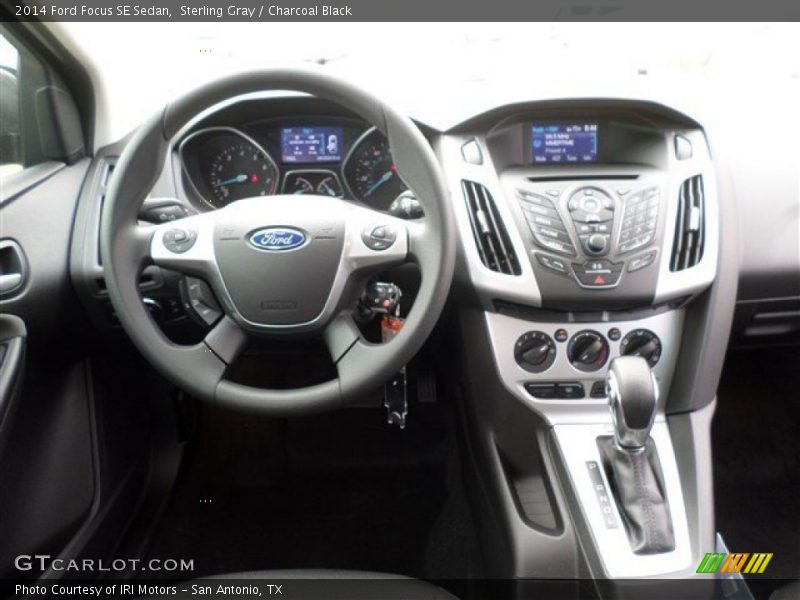 Sterling Gray / Charcoal Black 2014 Ford Focus SE Sedan