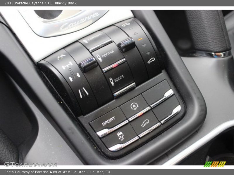 Controls of 2013 Cayenne GTS