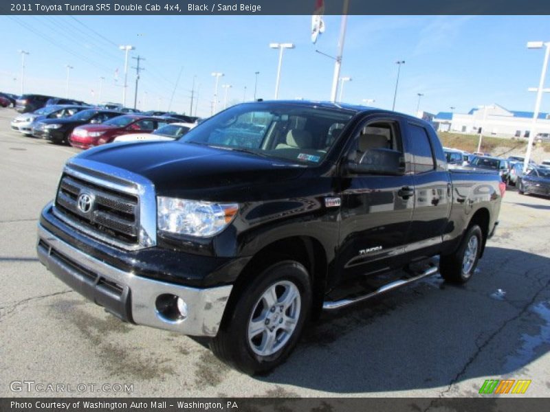Black / Sand Beige 2011 Toyota Tundra SR5 Double Cab 4x4