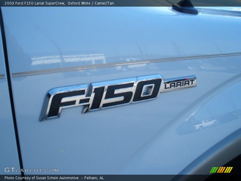 Oxford White / Camel/Tan 2009 Ford F150 Lariat SuperCrew