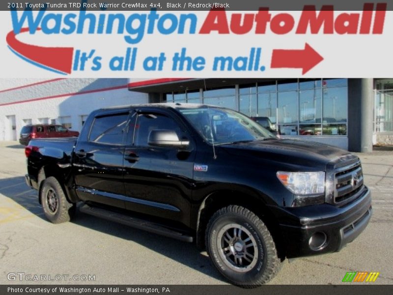 Black / Redrock/Black 2011 Toyota Tundra TRD Rock Warrior CrewMax 4x4