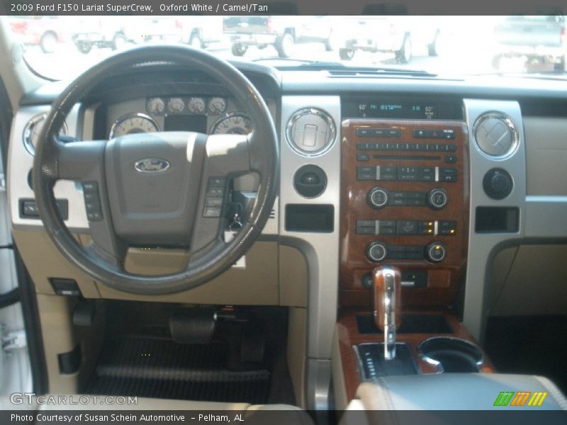 Oxford White / Camel/Tan 2009 Ford F150 Lariat SuperCrew
