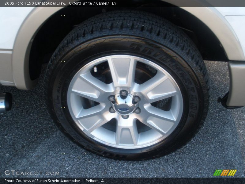 Oxford White / Camel/Tan 2009 Ford F150 Lariat SuperCrew