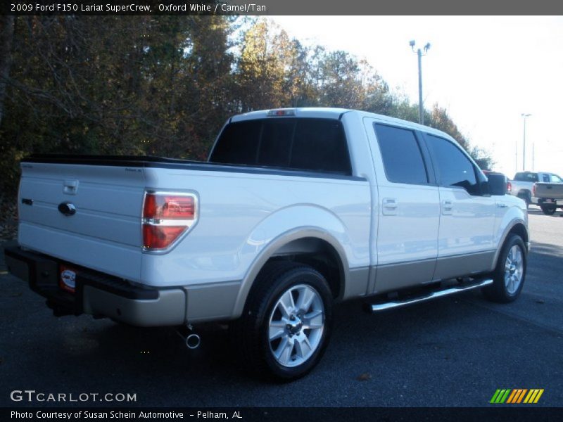 Oxford White / Camel/Tan 2009 Ford F150 Lariat SuperCrew