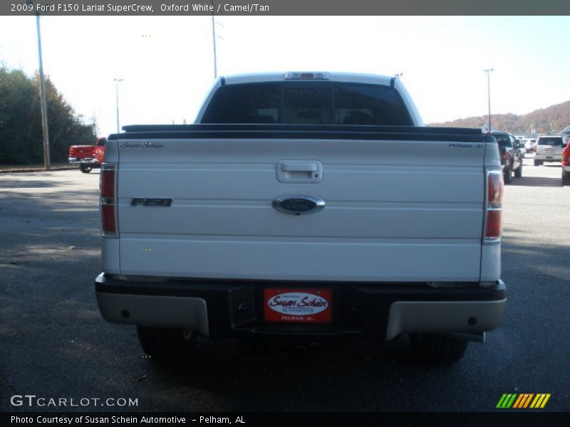 Oxford White / Camel/Tan 2009 Ford F150 Lariat SuperCrew