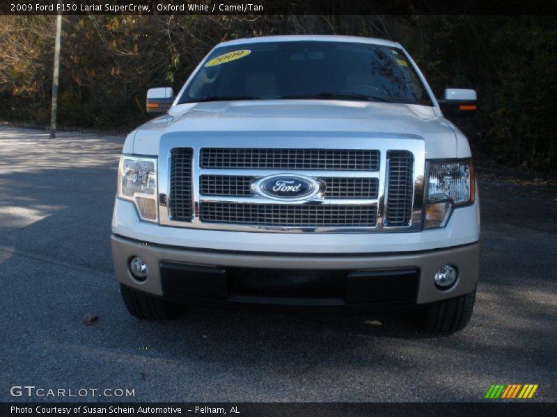 Oxford White / Camel/Tan 2009 Ford F150 Lariat SuperCrew