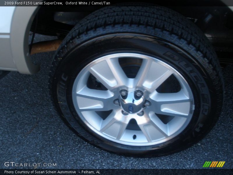 Oxford White / Camel/Tan 2009 Ford F150 Lariat SuperCrew
