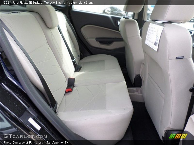 Tuxedo Black / Medium Light Stone 2014 Ford Fiesta SE Sedan