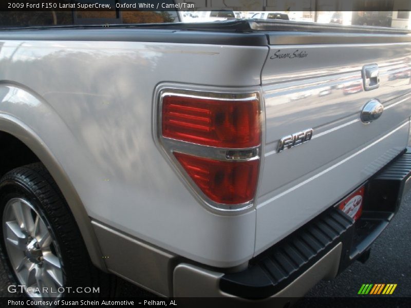 Oxford White / Camel/Tan 2009 Ford F150 Lariat SuperCrew