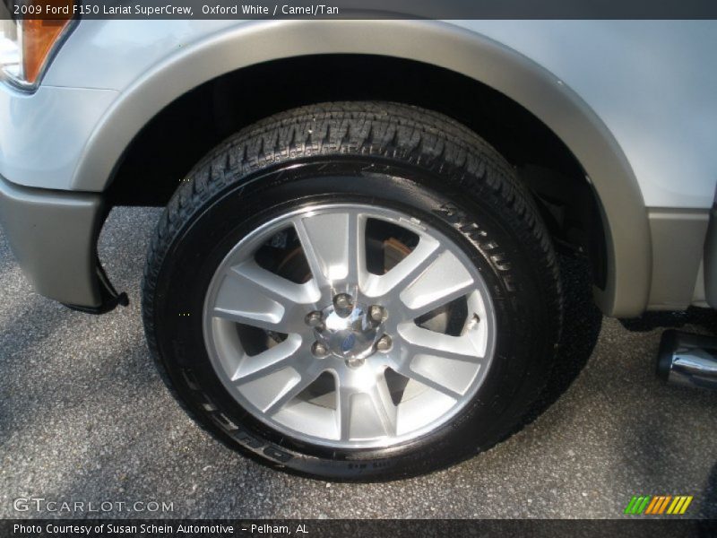 Oxford White / Camel/Tan 2009 Ford F150 Lariat SuperCrew