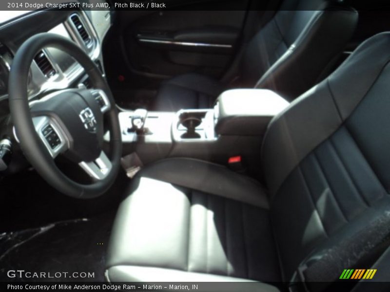 Pitch Black / Black 2014 Dodge Charger SXT Plus AWD